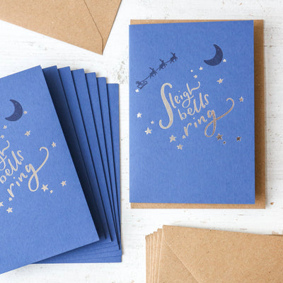 Sleigh Bells Ring - Pack of 8 Christmas Cards