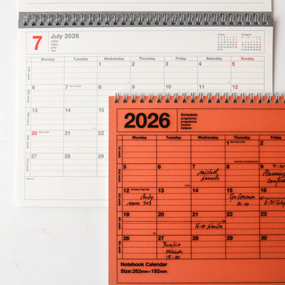 2026 Medium Notebook Calendar
