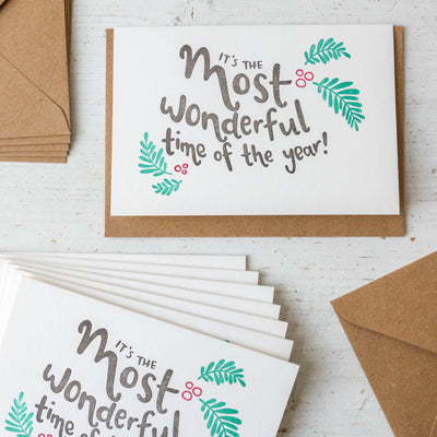 It's the Most Wonderful Time - Pack of 8 Christmas Cards