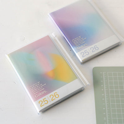 A6 Gradient Colors. Wallet Diary - 2026