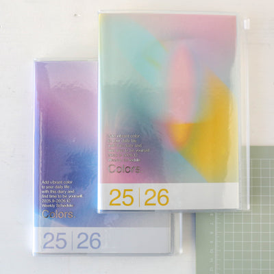 A5 Gradient Colors. Wallet Diary - 2026