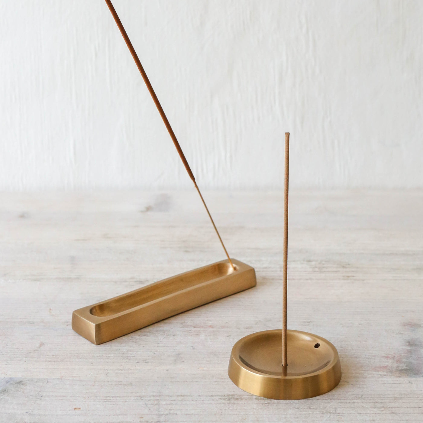 Brass Incense Stand - Round