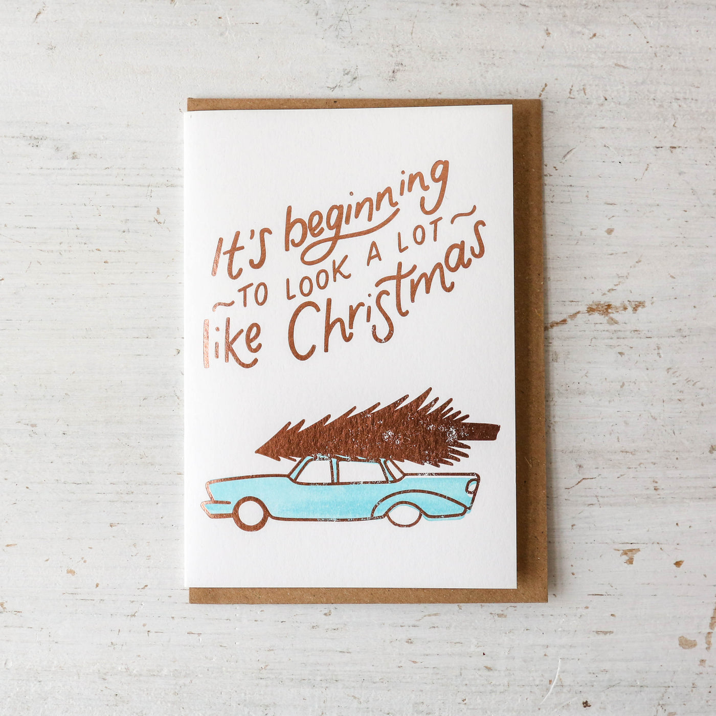 Beginning To Look A Lot Like Christmas - Pack of 8 Christmas Cards