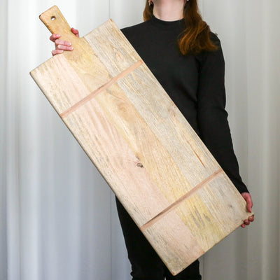 Extra Long Mango Wood Chopping Board - LOCAL PICKUP ONLY