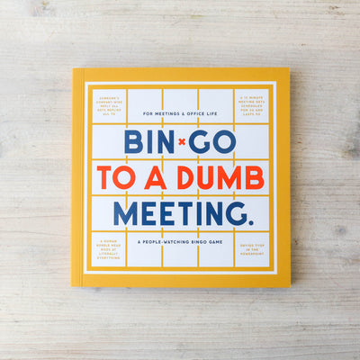 Bin-go to a Dumb Meeting Bingo Book