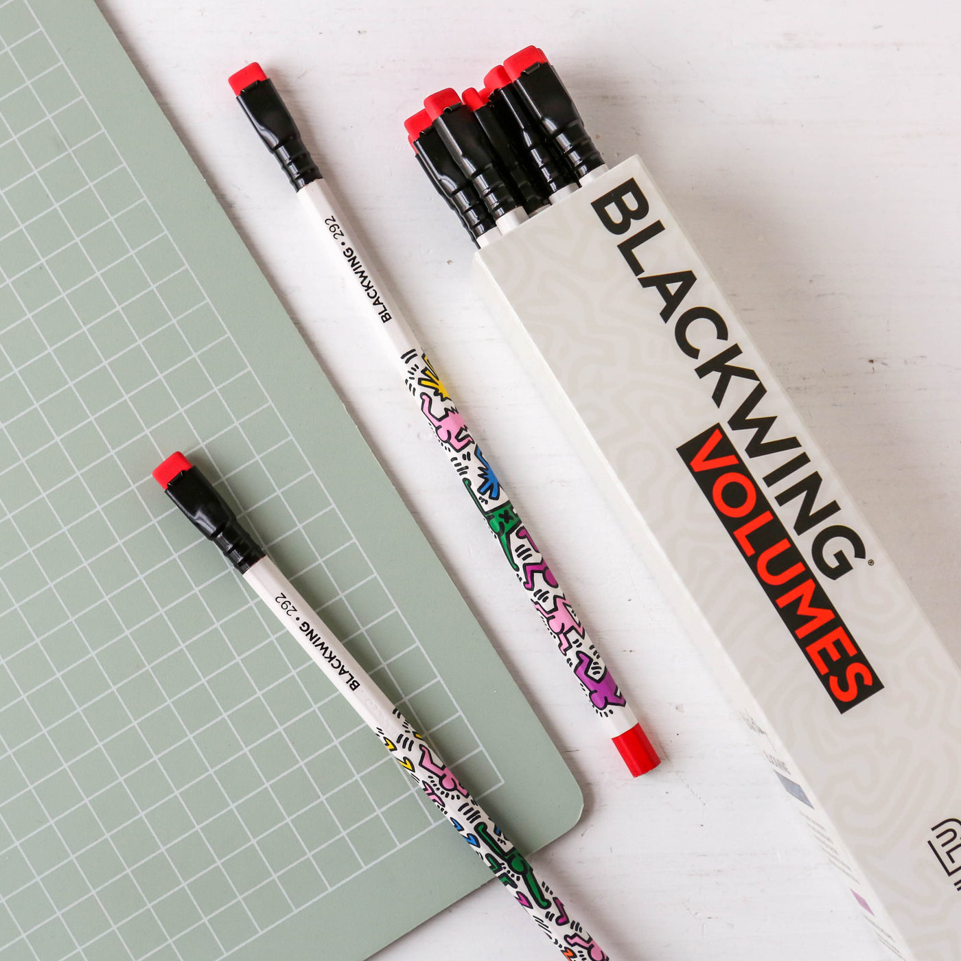Blackwing Volume 292 Keith Haring Limited Edition - Box of 12 Pencils - Balanced