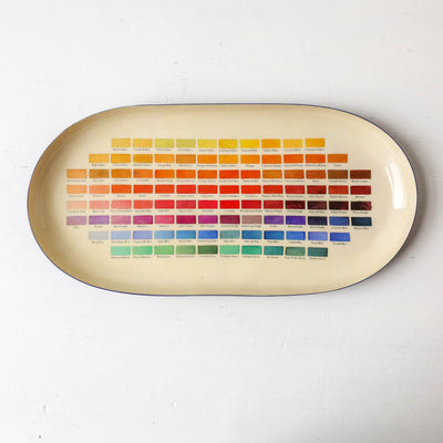Nomenclature Of Colour Oval Enamel Tray