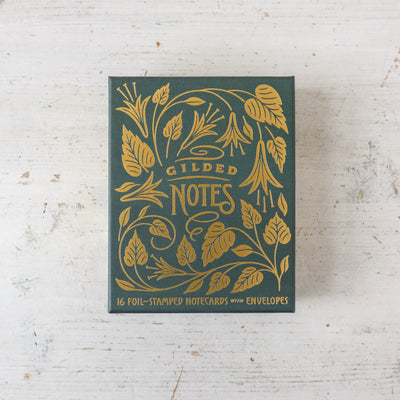 Gilded Notes - 16 Notecard Set
