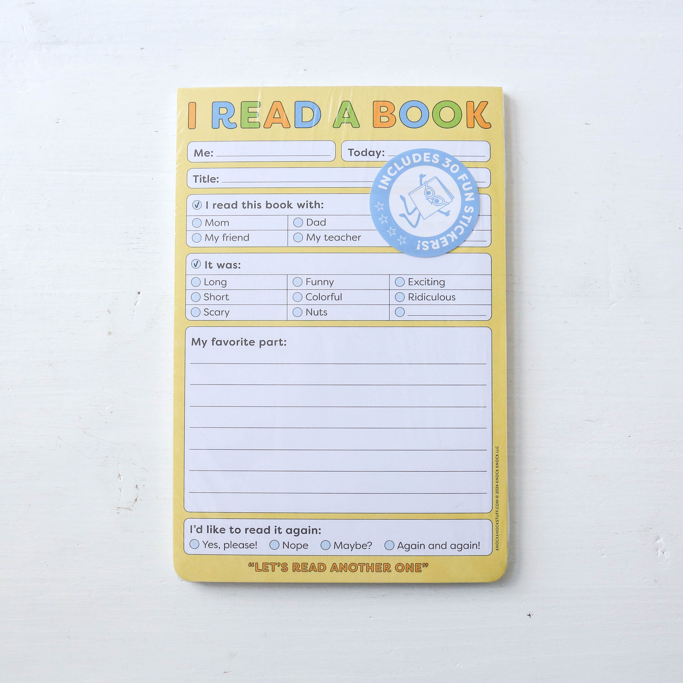 I Read a Book Playtime Pad