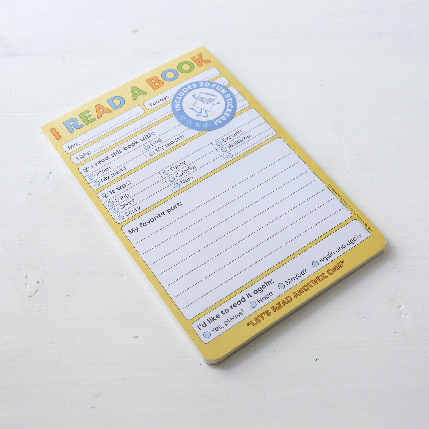 I Read a Book Playtime Pad