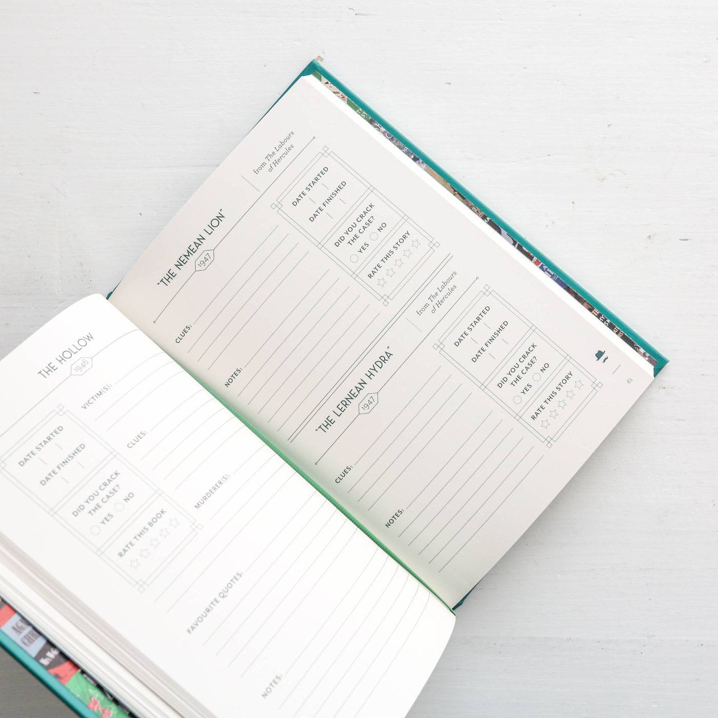 Agatha Christie Reading Tracker : Read, Solve, Record