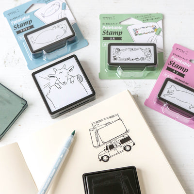 Pre-inked Paintable Stamp by Midori - Square