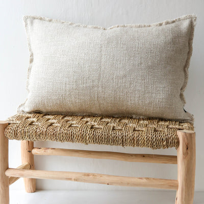 Oblong California Cushion Cover - Natural
