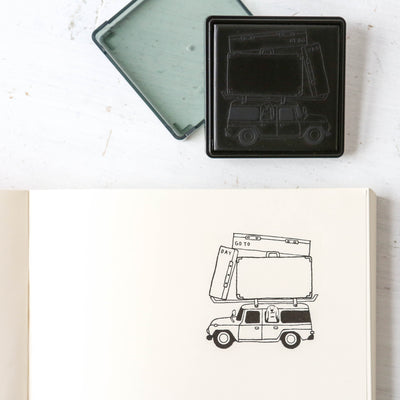 Pre-inked Paintable Stamp by Midori - Square