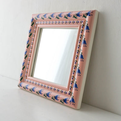 Badia Wall Mirror - Rose Pine