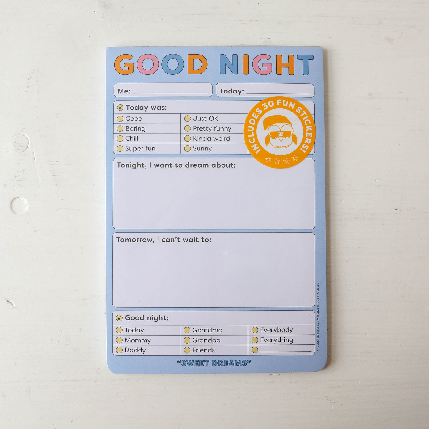 Good Night Playtime Pad
