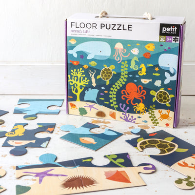 Ocean Life 24-Piece Floor Puzzle