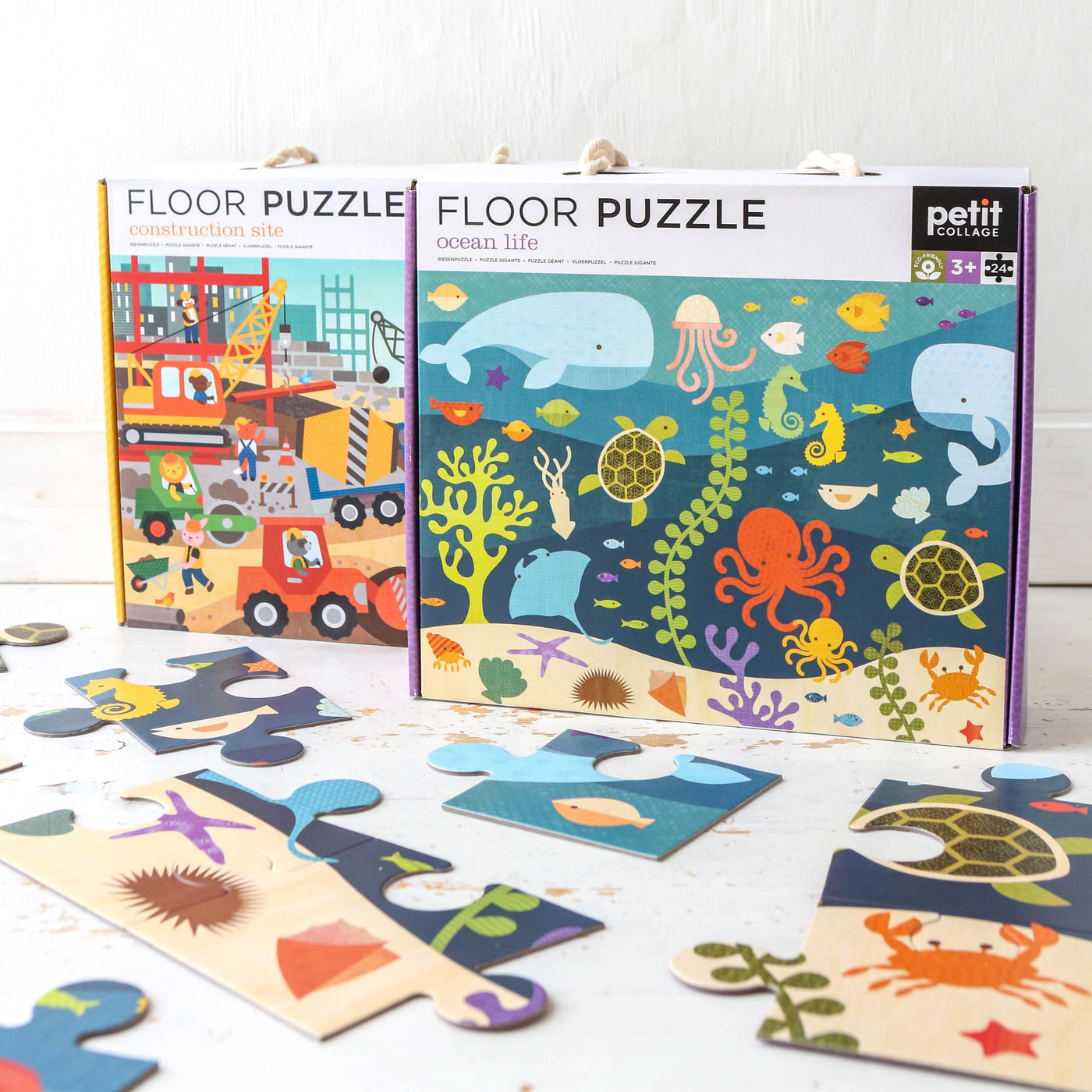 Construction Site 24-Piece Floor Puzzle