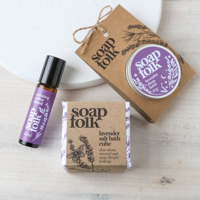 Lavender Salt Bath Cube