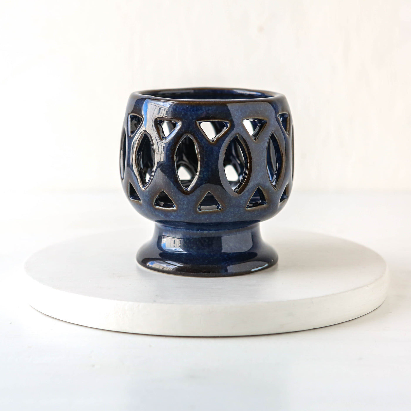 Patty Votive Candle Holder - Blue