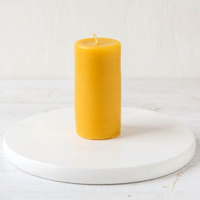 20Hr Pure Beeswax Pillar Candle