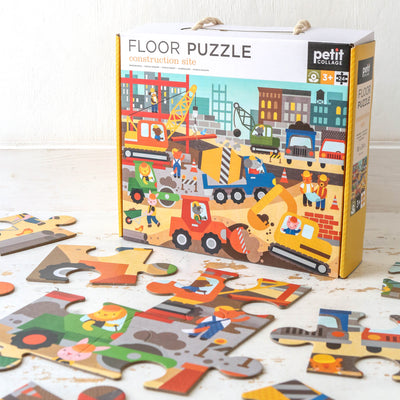 Construction Site 24-Piece Floor Puzzle