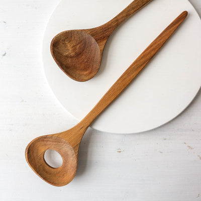 Acacia Wood Salad Servers