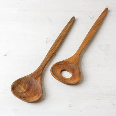 Acacia Wood Salad Servers