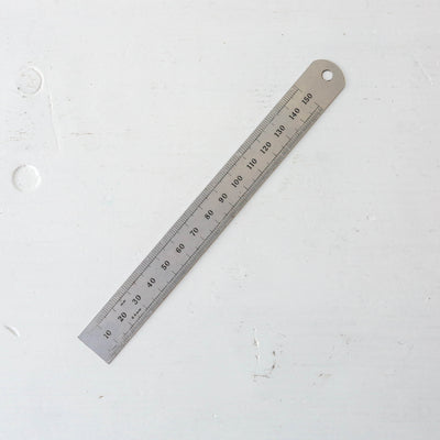 Vintage Steel Rule - 15cm