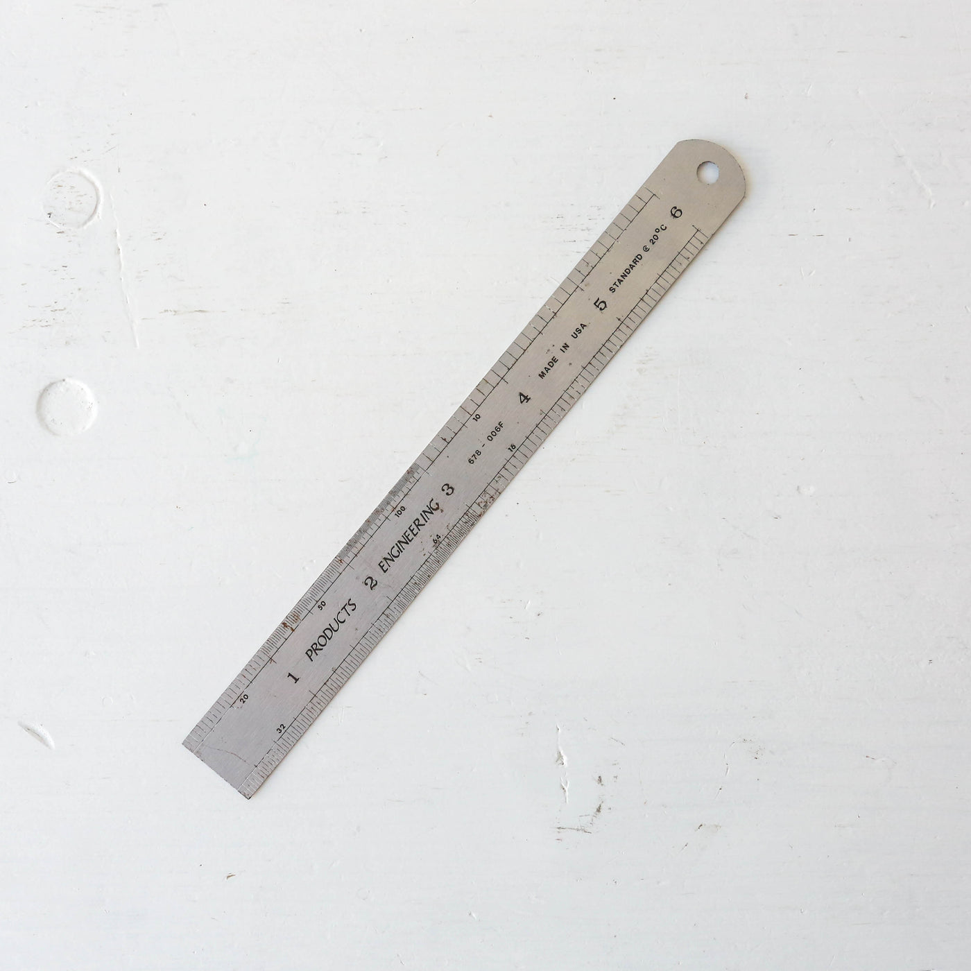 Vintage Steel Rule - 15cm