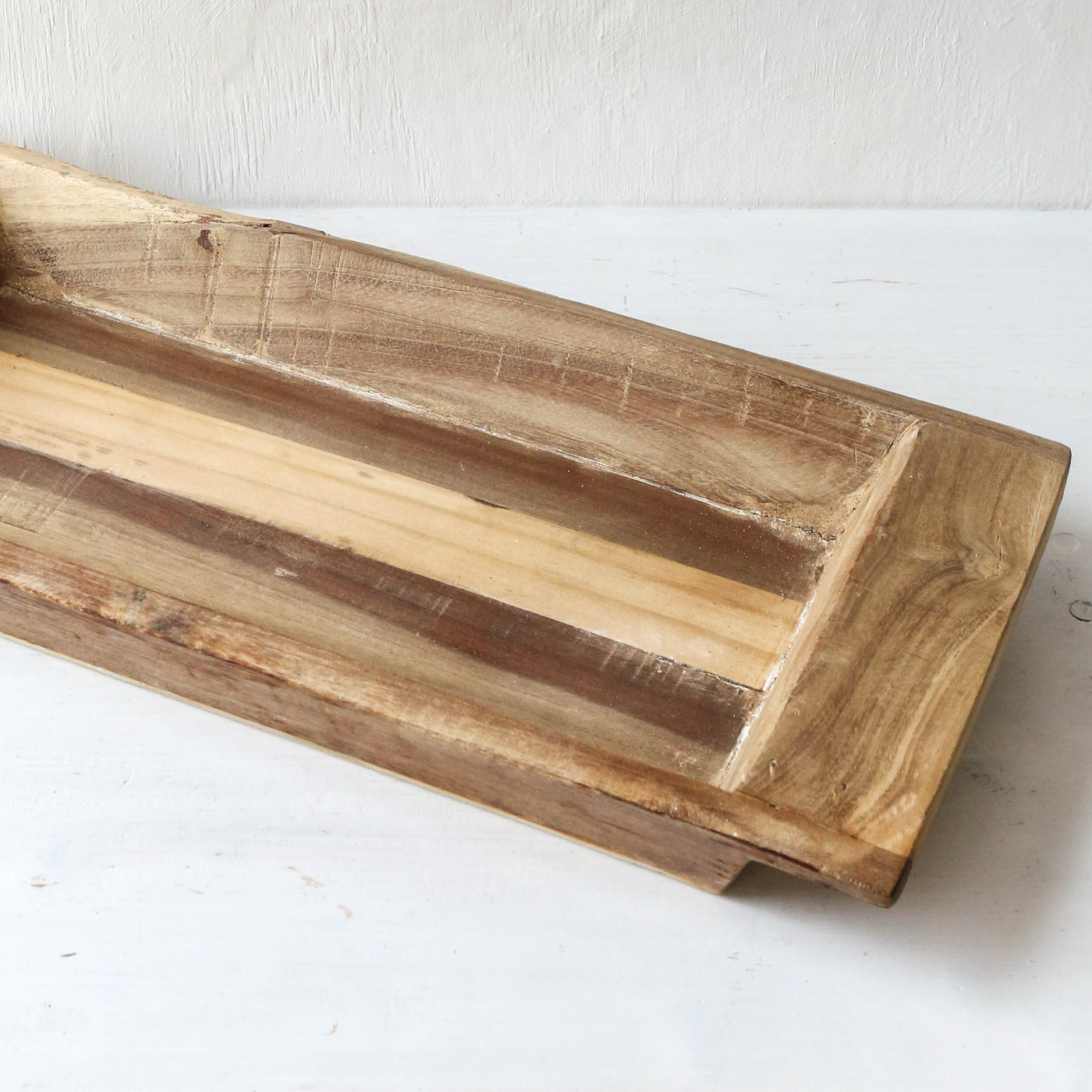 Deep Rustic Wooden Tray