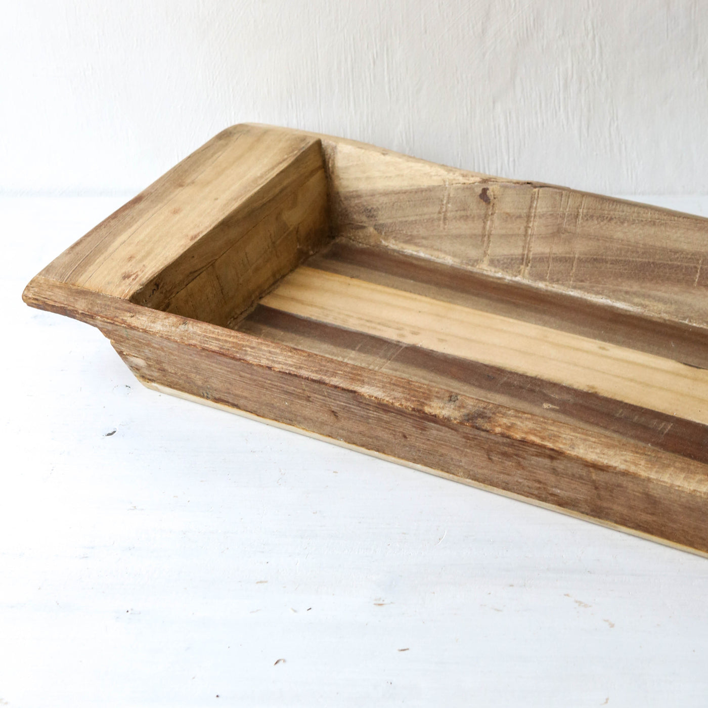 Deep Rustic Wooden Tray