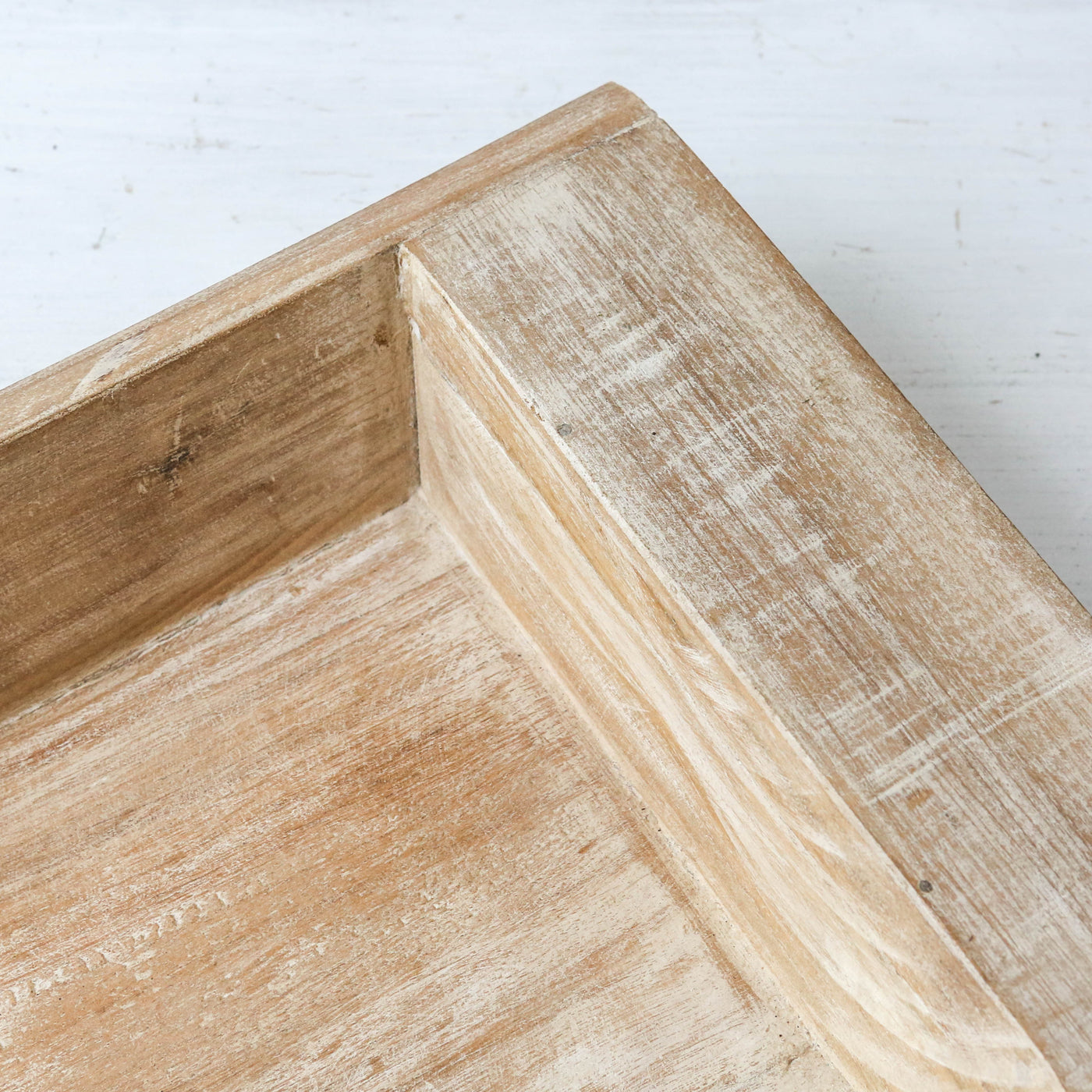 Deep Rustic Wooden Tray