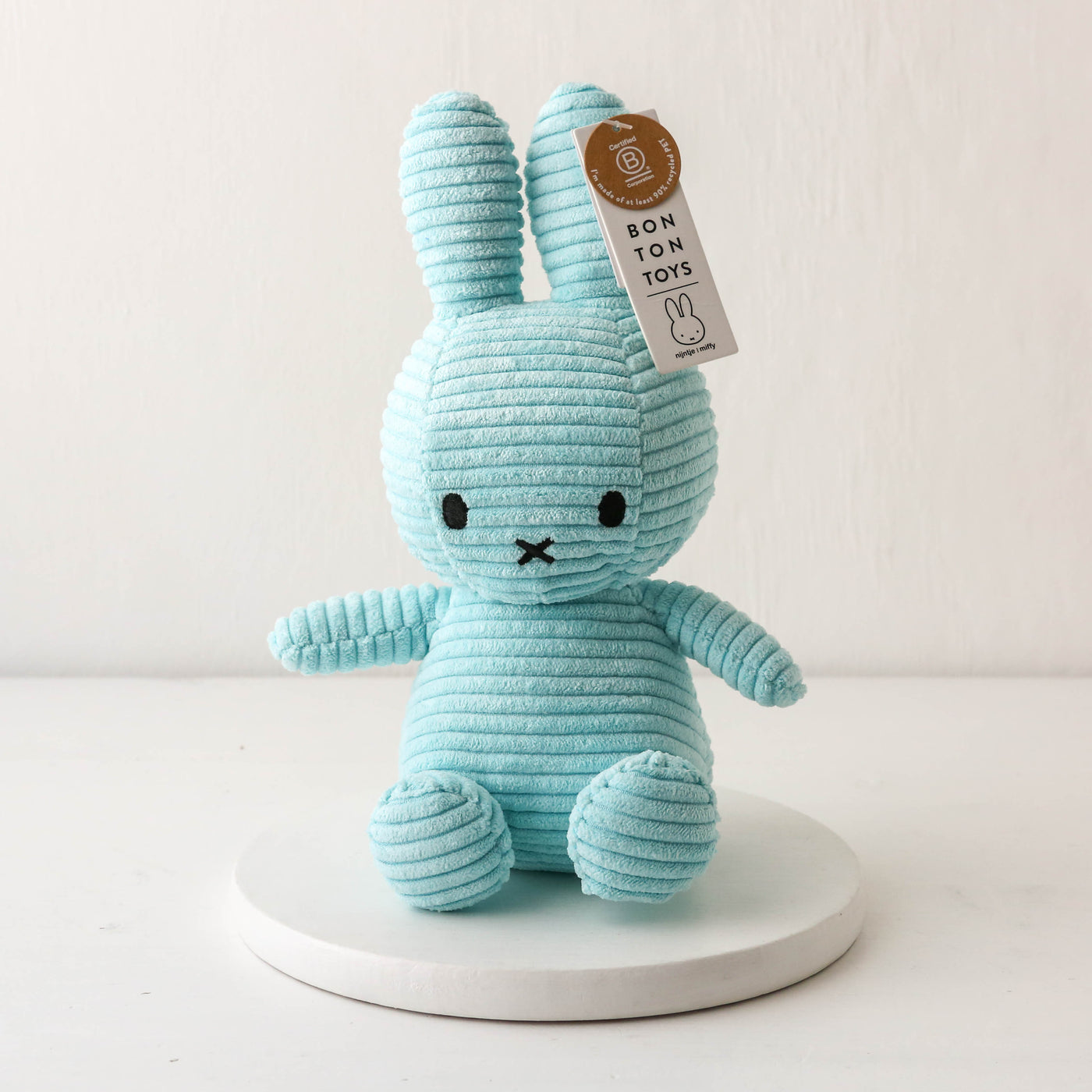Miffy Corduroy Plush - Turquoise