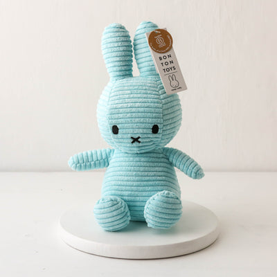 Miffy Corduroy Plush - Turquoise