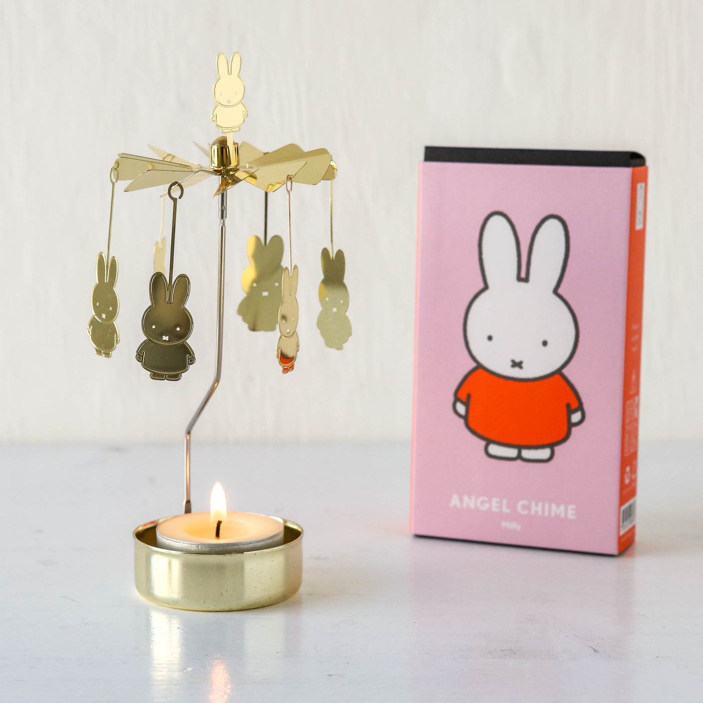 Anglaspel Candle Holder - Gold Miffy