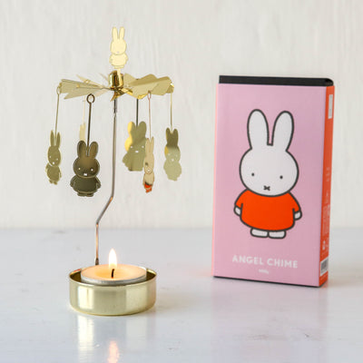 Anglaspel Candle Holder - Gold Miffy