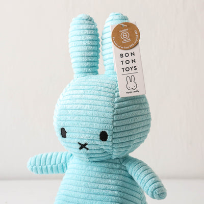 Miffy Corduroy Plush - Turquoise