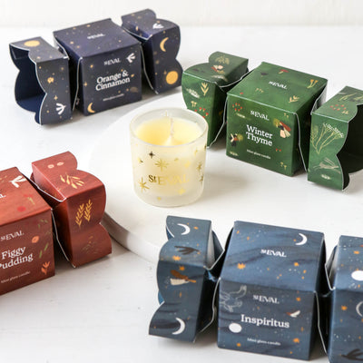 St. Eval Christmas Cracker with Votive Candle