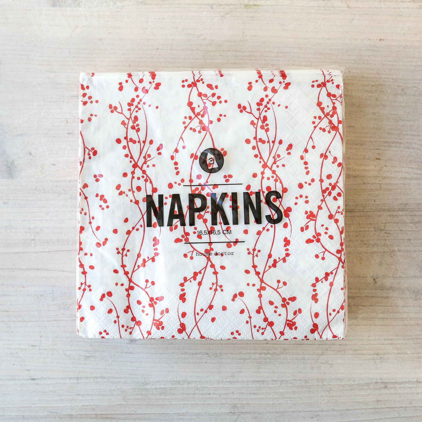 Pack of Paper Napkins - Red Berries