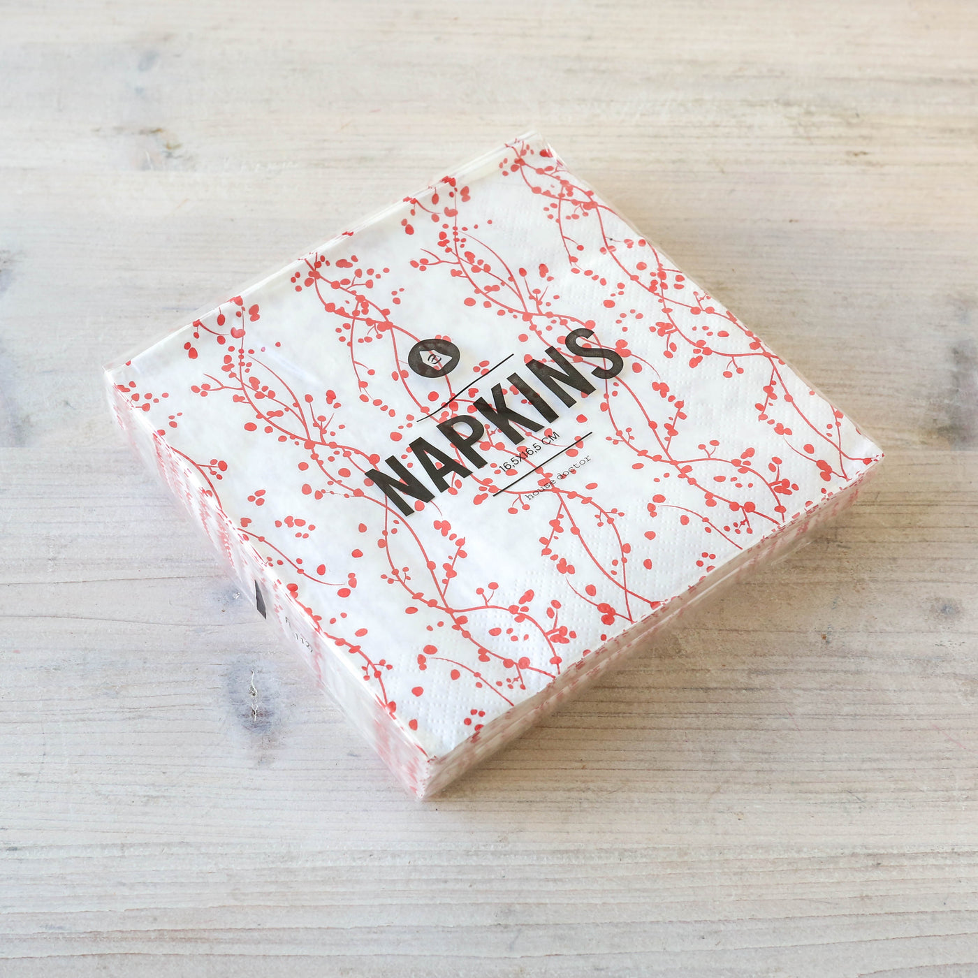 Pack of Paper Napkins - Red Berries