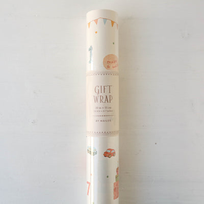 10m Happy Day Paper Gift Wrap Roll