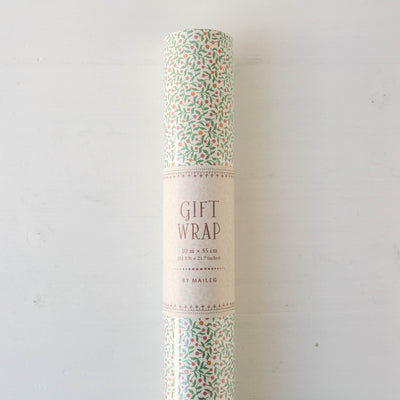 10m Berry Branches Paper Gift Wrap Roll