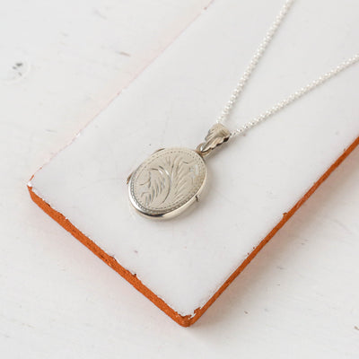 Silver Vintage Locket - Batch D, Ovals
