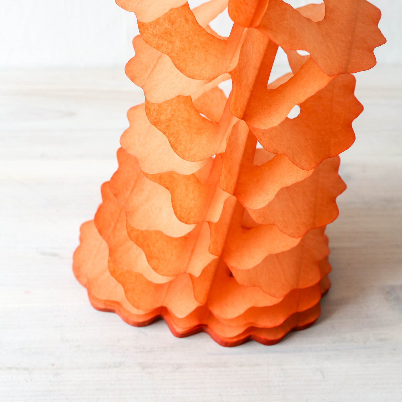 3.6m Classic Honeycomb Paper Garland - Terracotta