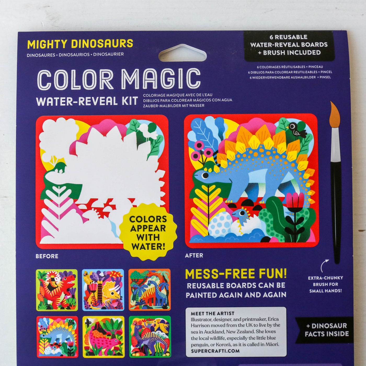Mighty Dinosaurs Color Magic Water-Reveal Kit