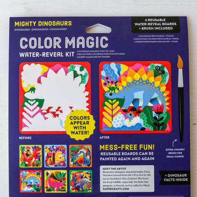 Mighty Dinosaurs Color Magic Water-Reveal Kit