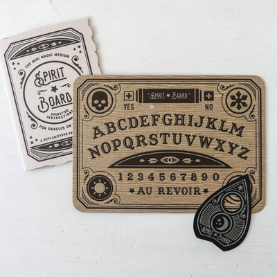 Mini Spirit Board - Letterpress Ouija Board