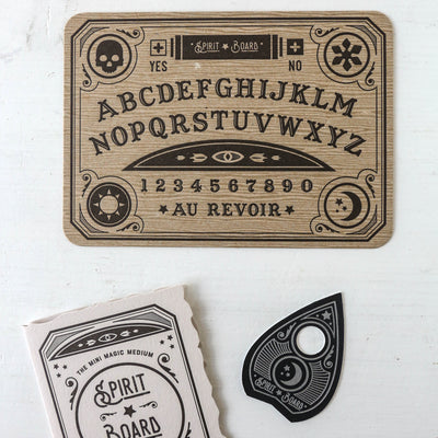 Mini Spirit Board - Letterpress Ouija Board