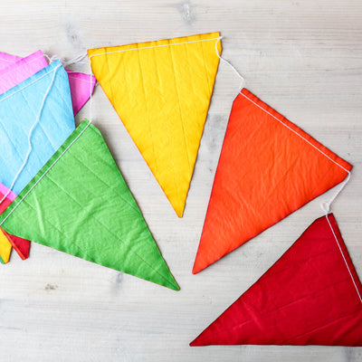 3m Paper Rainbow Bunting Garland